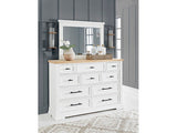 Ashbryn White Bedroom Mirror (Online Special Price) - Ornate Home