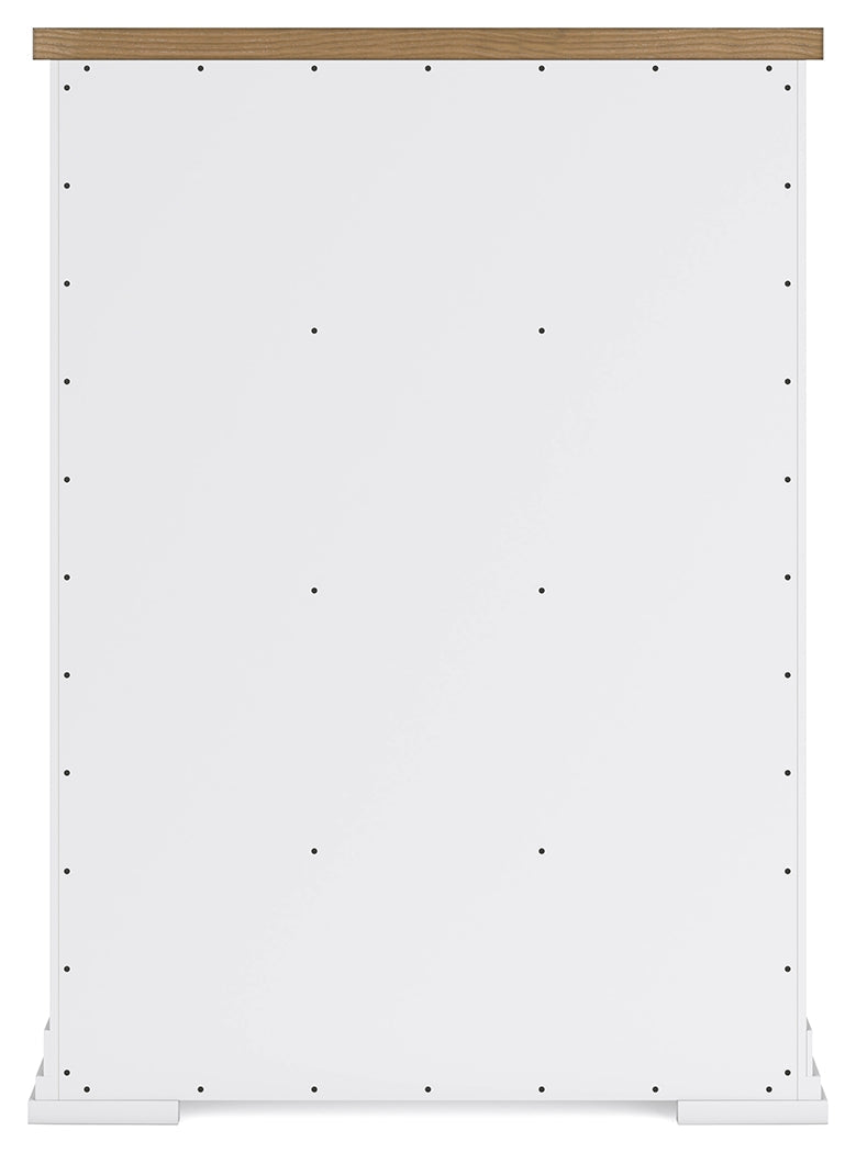 Ashbryn White/Natural Chest of Drawers (Online Special Price) - Ornate Home