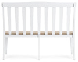 Ashbryn White/Natural Dining Double Chair (Online Special Price) - Ornate Home
