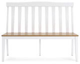 Ashbryn White/Natural Dining Double Chair (Online Special Price) - Ornate Home