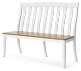 Ashbryn White/Natural Dining Double Chair (Online Special Price) - Ornate Home