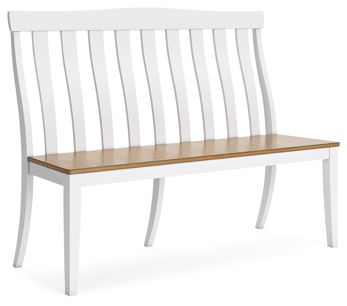 Ashbryn White/Natural Dining Double Chair (Online Special Price) - Ornate Home