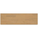 Ashbryn White/Natural Mirrored Dresser w/ 10 Drawers - Ornate Home