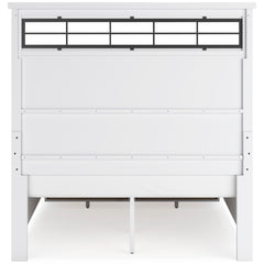 Ashbryn White/Natural Queen Panel Storage Bed - Ornate Home