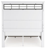 Ashbryn White/Natural Queen Panel Storage Bedroom Set with Dresser, Mirror and 2 Nightstands (Online Special Price) - Ornate Home