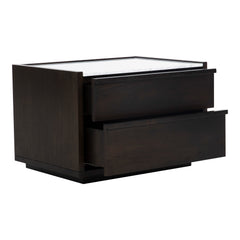 Ashcroft Dark Grey Nightstand - Ornate Home