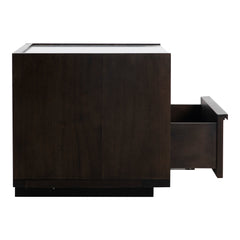 Ashcroft Dark Grey Nightstand - Ornate Home