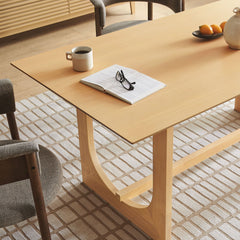 Ashcroft Oak 69" Rectangular Dining Table - Ornate Home