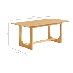 Ashcroft Oak 69" Rectangular Dining Table - Ornate Home