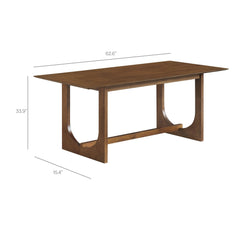 Ashcroft Walnut 69" Rectangular Dining Table - Ornate Home