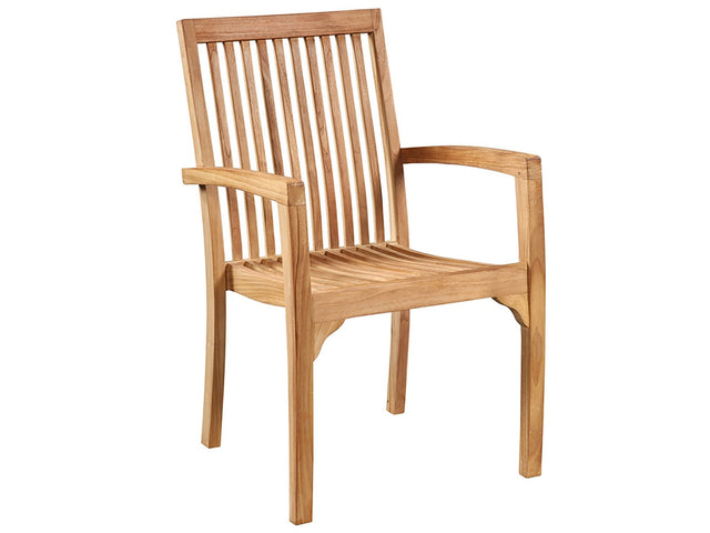 Ashdown Natural Outdoor Arm Chair - Ornate Home