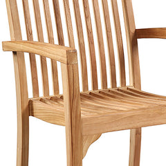 Ashdown Natural Outdoor Arm Chair - Ornate Home