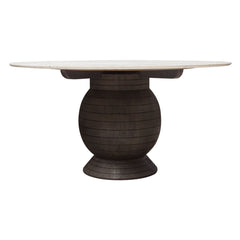 Ashe White Round Dining Table - Ornate Home