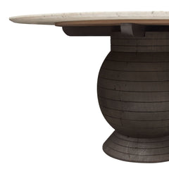 Ashe White Round Dining Table - Ornate Home