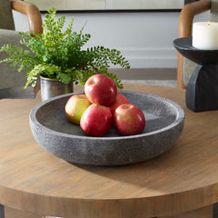 Ashen Earth Gray Outdoor Bowl - Ornate Home