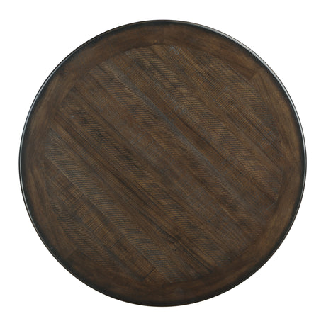 Asher Antique White / Brown 5-piece Dinig Table Set - Ornate Home