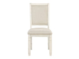 Asher Antique White Side Chair (Set of 2) - Ornate Home