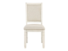 Asher Antique White Side Chair (Set of 2) - Ornate Home