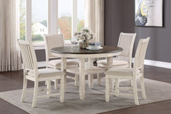 Asher Antique White Side Chair (Set of 2) - Ornate Home