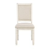 Asher Antique White Side Chair (Set of 2) - Ornate Home