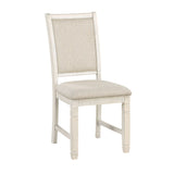 Asher Antique White Side Chair (Set of 2) - Ornate Home