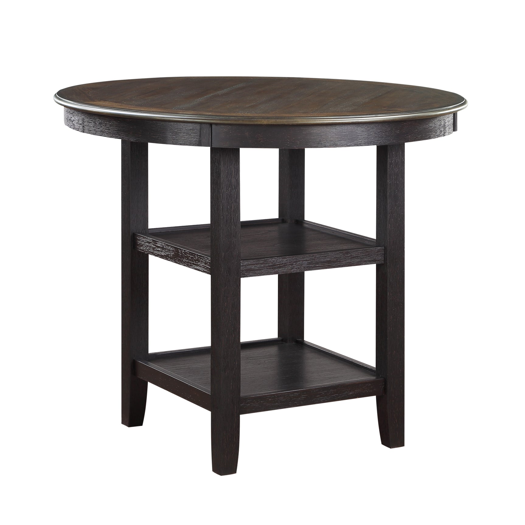 Asher Black / Beige 5-piece Dinig Table Set - Ornate Home