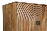 Asher Brown 4 Door Accent Cabinet - Ornate Home