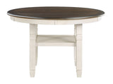 Asher Brown / Antique White Dining Table - Ornate Home