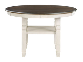 Asher Brown / Antique White Dining Table - Ornate Home