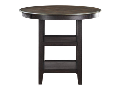 Asher Brown / Black Counter Height Table - Ornate Home