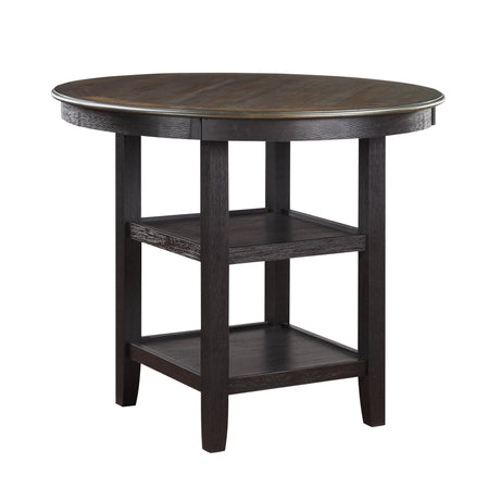 Asher Brown / Black Counter Height Table - Ornate Home