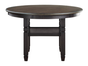 Asher Brown / Black Dining Table - Ornate Home
