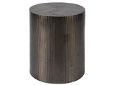Asher Graphite Round End Table - Ornate Home