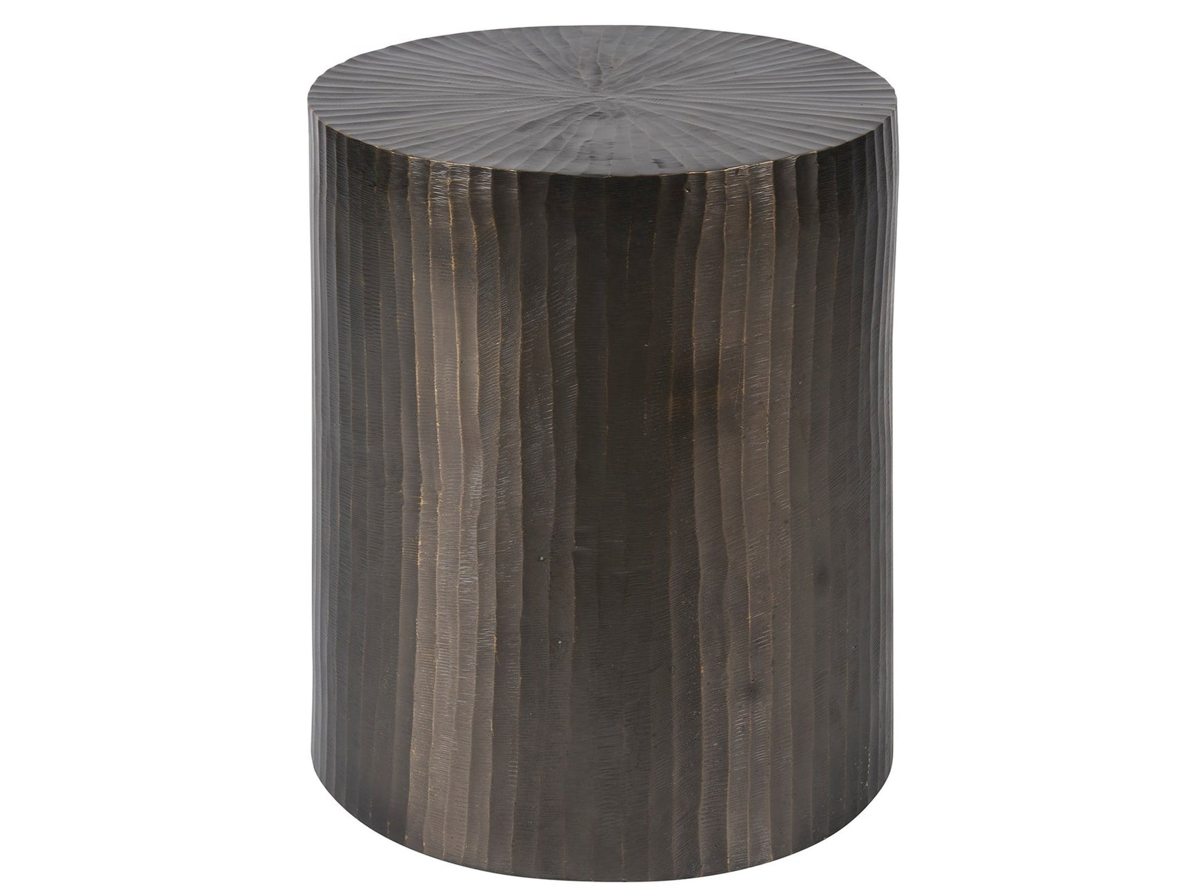 Asher Graphite Round End Table - Ornate Home