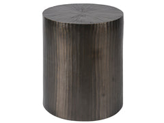 Asher Graphite Round End Table - Ornate Home