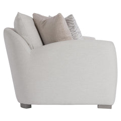 Asher White/Cream Fabric Sofa - Ornate Home