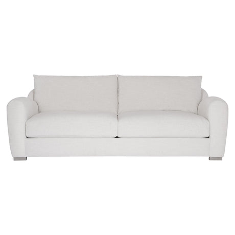 Asher White/Cream Fabric Sofa - Ornate Home