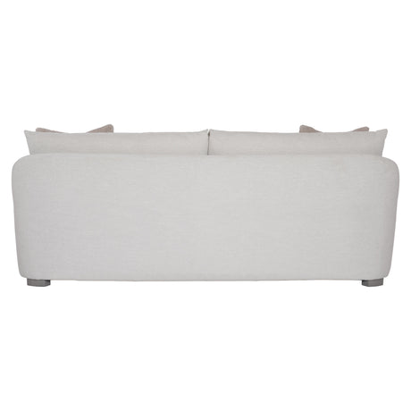 Asher White/Cream Fabric Sofa - Ornate Home
