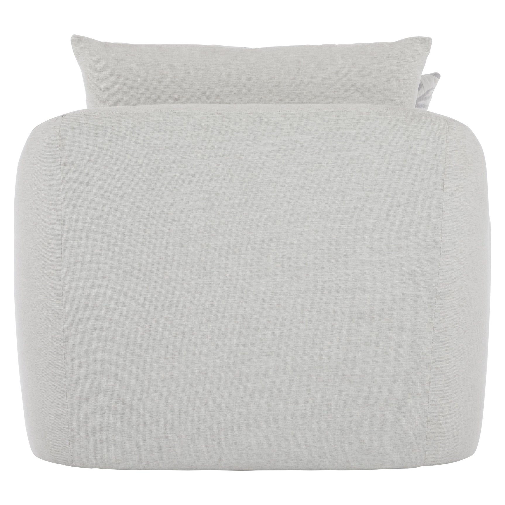 Asher White/Cream Fabric Swivel Chair - Ornate Home