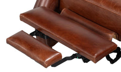 Ashford Brown Leather Recliner - Ornate Home