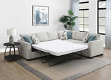 Ashford Greige Sleeper Sectional - Ornate Home