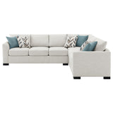 Ashford Greige Sleeper Sectional - Ornate Home