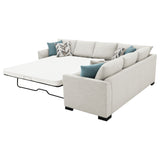 Ashford Greige Sleeper Sectional - Ornate Home