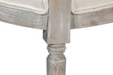 Ashford Grey Oak/White Round Back Side Chair (Set of 2) - Ornate Home