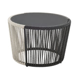 Ashland 3-Piece Patio Conversation Set with Foot Ottomans in Grey - Ornate Home