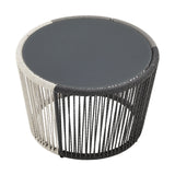 Ashland 3-Piece Patio Conversation Set with Foot Ottomans in Grey - Ornate Home