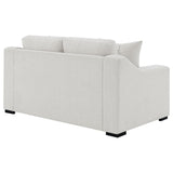 Ashlyn Sand 2-piece Upholstered Track Arm Sofa Set - Ornate Home