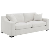 Ashlyn Sand 3-piece Upholstered Track Arm Sofa Set - Ornate Home
