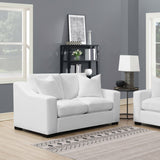 Ashlyn White Loveseat - Ornate Home