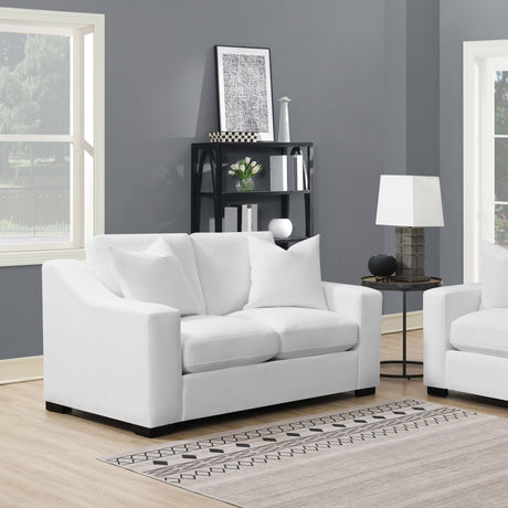 Ashlyn White Loveseat - Ornate Home